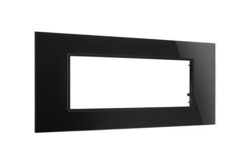 מסגרת זכוכית מרחפת שחורה NISKO SMART SLIM 6M