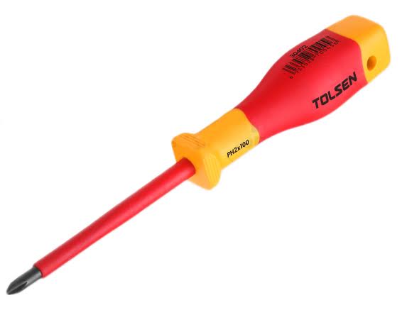 מברג מבודד 1000 וולט PH0X60MM פיליפס - כלי עבודה - Uriel-Shay