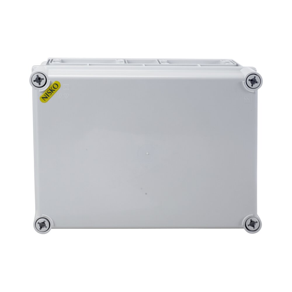 קופסת CI4 עם בסיס אפור, מכסה אפור 350X250X150