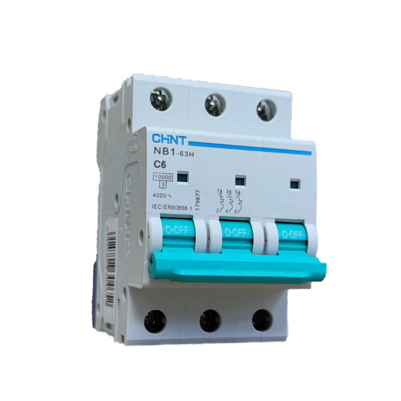 מנתק מעגל ח"א תלת-פאזי 10KA C-6A Chint