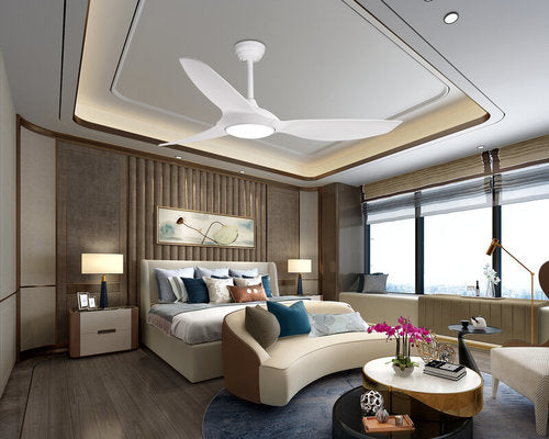 מאוורר תקרה חכם לבן PARIS 52'' SMART