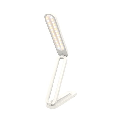 מנורת שולחן נטענת COMPACT 5W USB גוף בצבע לבן