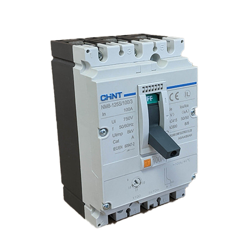 מפסק ח"א 3X100A כיול טרמי80-100 Chint