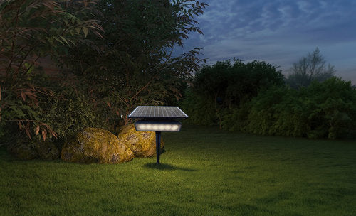 דוקרן סולארי SUNRAY 12W IP65 אור חם