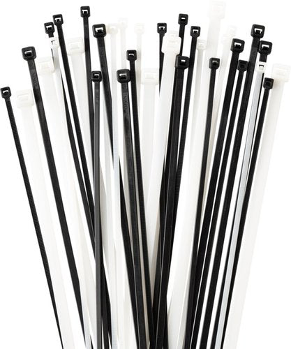 חבק ניילון לבן 100 יח' 100X2.5MM
