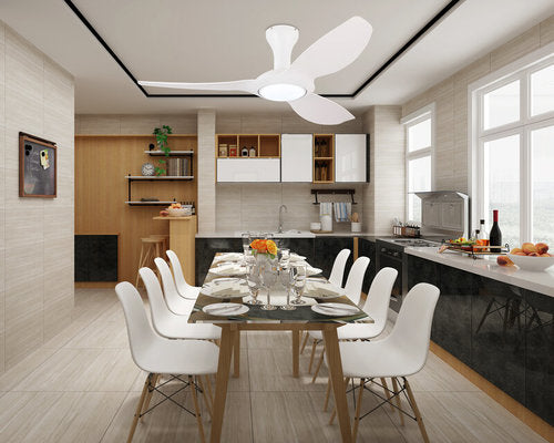 מאוורר תקרה חכם לבן PARIS 52'' SMART