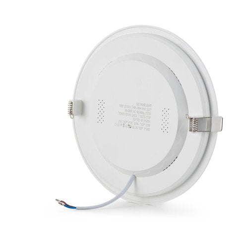 פאנל לד שקוע לבן אינטגרלי "8 18W אור חם