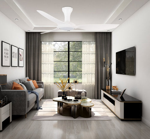 מאוורר תקרה חכם לבן PARIS 60'' SMART