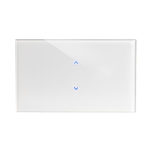 מתג טאץ' חכם לצלון זכוכית לבנה 3 מודול ZIGBEE