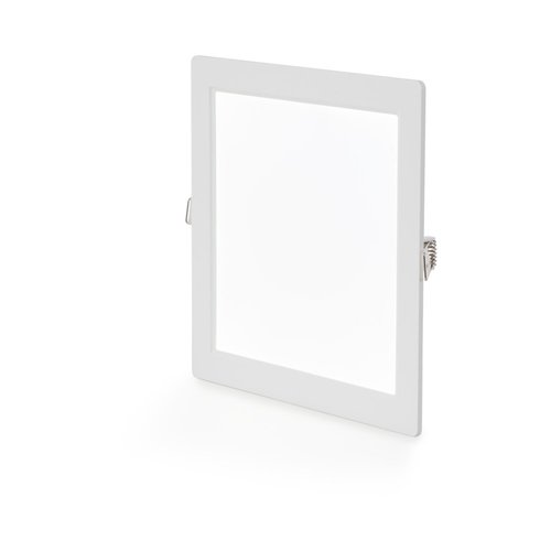 פאנל לד שקוע לבן אינטגרלי 18W 210X210 אור ניטרלי