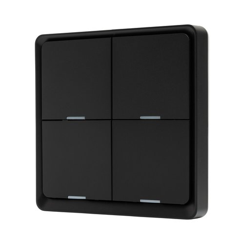 מתג הדבקה חכם - 12 תרחישים שחור ZIGBEE