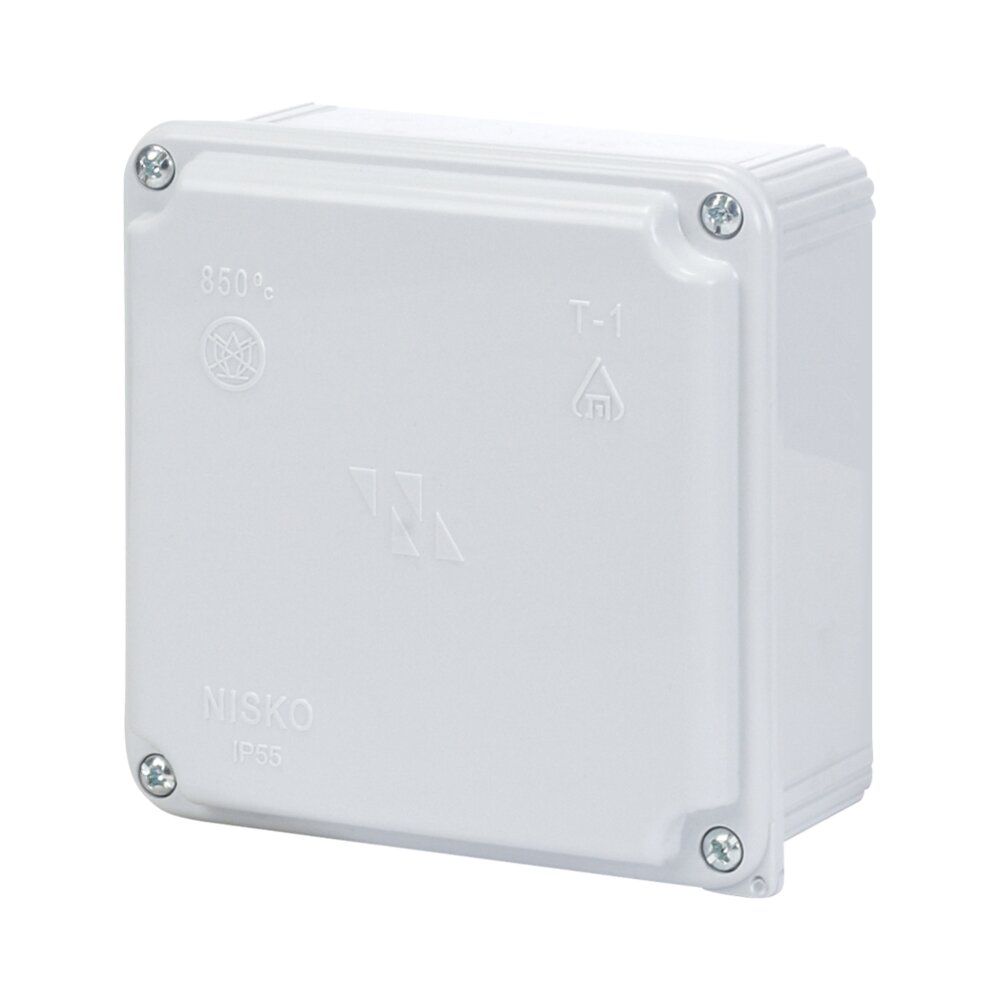 קופסת הסתעפות חלקה T-1 100X100X50 IP55